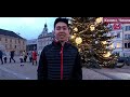 Кыргызстанец Нургазы Аматов поздравляет с Новым годом из Чехии