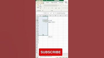 how to apply countif formula in excel #excel #exceltips