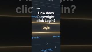 How does Playwright click the Amazon Login button? #playwright #automationtesting #ytshorts #shorts