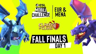 EUR\/MENA Clash of Clans | Challenge Finals Day 1 | ESL Mobile Challenge Fall 2021