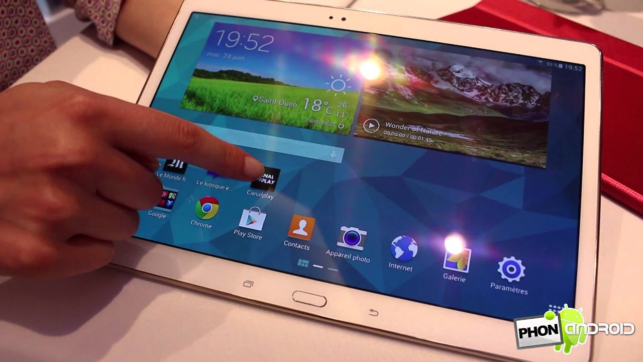 Samsung Galaxy Tab S 8.4 et 10.5 Prise en main - par Phonandroid.com 