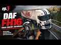 ETS2‼️DAF FH16 Accident⚠️Slippery Road⛈️Heavy Rain #ets2 