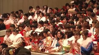 旭川や函館で成人式 北海道では4万6410人が二十歳の門出 去年より1909人少なく (20/01/13 12:08)