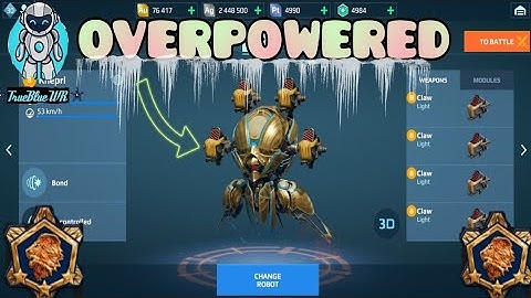 khepri Claw Is Going To Be OVERPOWERED ! War Robots Test Server Gameplay
