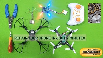 How to repair your Hx750 damage Quadcopter drone ? II Hindi II Prayog India