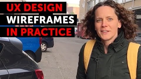 UX Design wireframes in practice