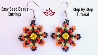 Check my store: https://teespring.com/stores/bijuteo easy step by
instructions for diy beaded earrings. list of materials: 1) 11/0 seed
beads - 5 colors...