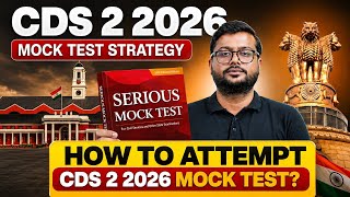 CDS 2 2026 Mock Test Strategy | How to Attempt CDS 2 2026 Exam Mock Test⁉️| UPSC CDS 2, 2026 Exam screenshot 3