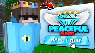 How To Join Peaceful Smp | Application Are Open For Peaceful Smp | #applicationforpeacefulsmp