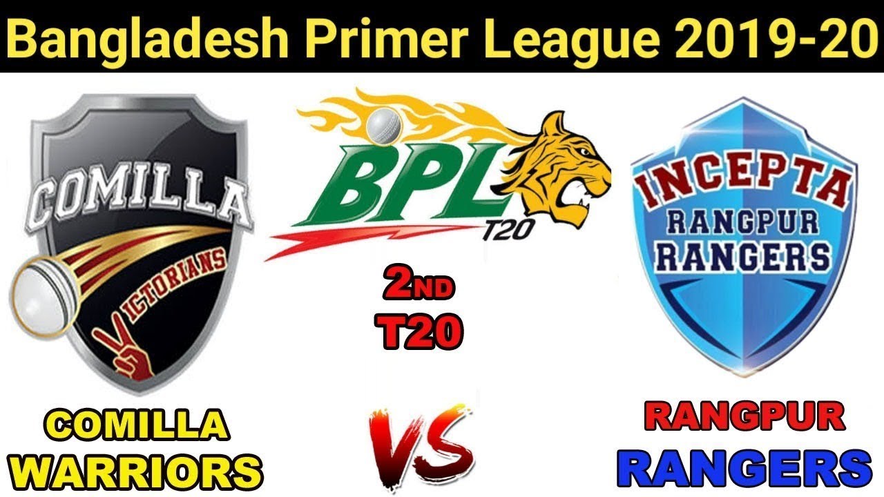 Comilla Warriors vs Rangpur Rangers, 2nd Match Live