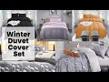 Printed Duvet Cover - Grey