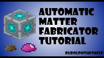 Feed The Beast - Full automatic matter fabricator tutorial