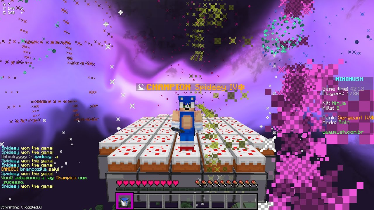 minimush clipes (parabens yonko pelo general)