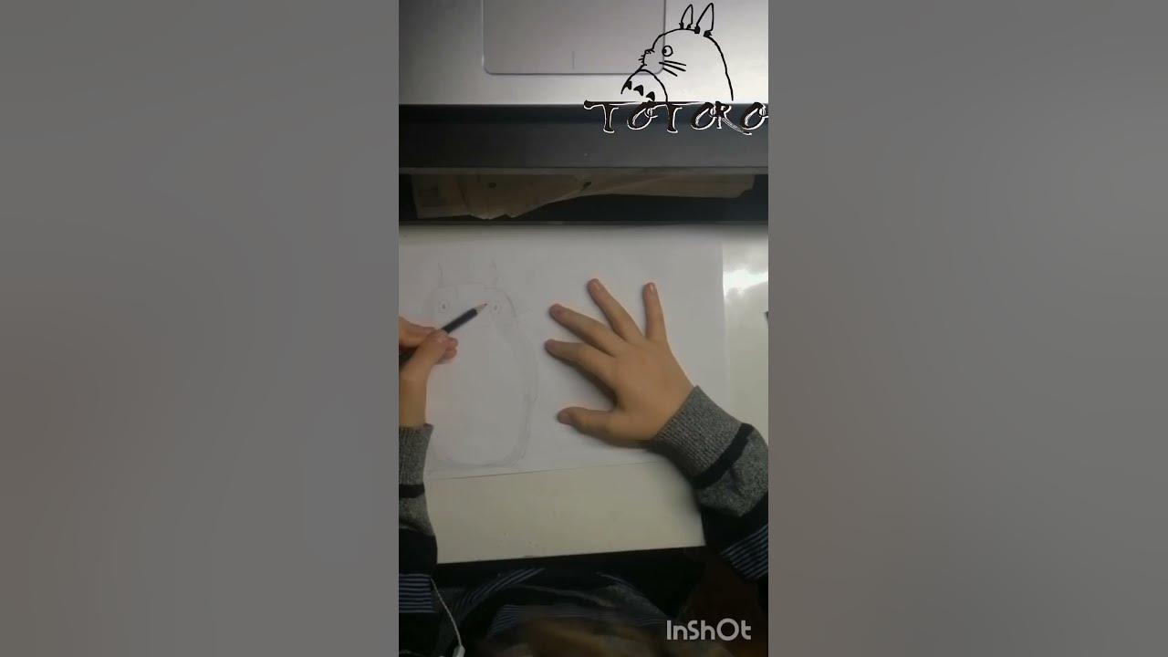 тоторо рисуем - YouTube
