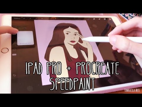 iPad Pro + Procreate Speedpaint With Voiceover | “Periwinkle” | Tinkalila Arts