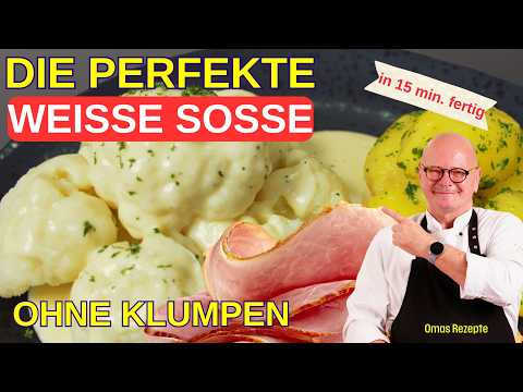 😍 Omas Blumenkohl in weißer Soße! So einfach und schnell gemacht!