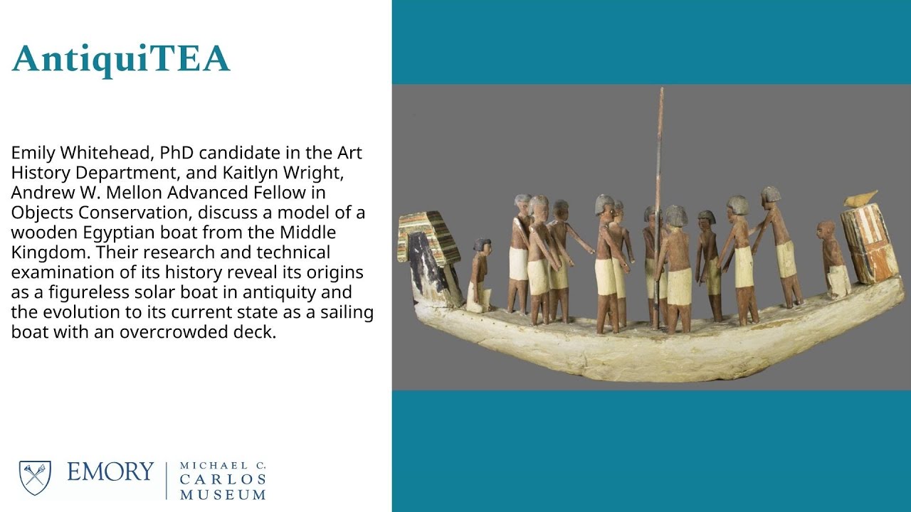 AntiquiTEA -A wooden Egyptian boat from the Middle Kingdom
