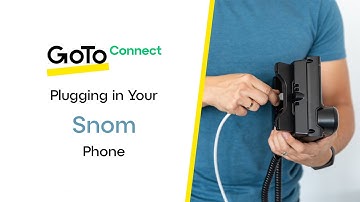 Plugging in Your Snom Phone