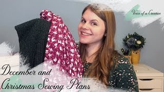 December and Christmas Sewing Plans- What will I Sew