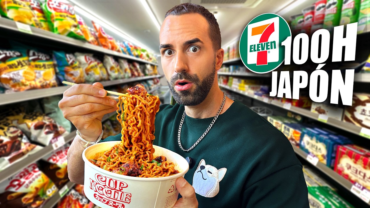 🇯🇵 100 Horas Comiendo SÓLO en 7-ELEVEN JAPÓN ¿Sobreviviré?