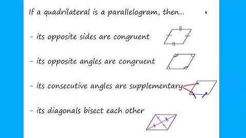 6.2 Properties of Parallelograms