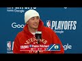 Payton Pritchard Postgame Media Availability: Round 1 Game 4 vs. Philadelphia 76ers