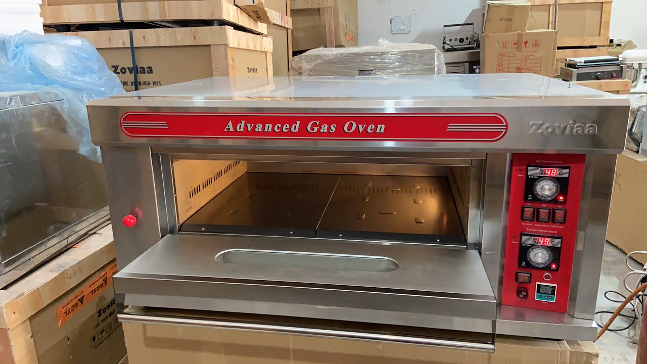 Lpg gas pizza oven  testing before delivery to clients