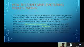 Understanding the shaft manufacturing process