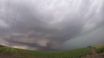 4K Tornado Warned Time Lapse with GoPro Hero 5 (GoPro) Louisville, Nebraska June 11, 2018