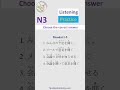 N3 Listening Practice 🎯 JLPT N3 Listening Test with Answers!