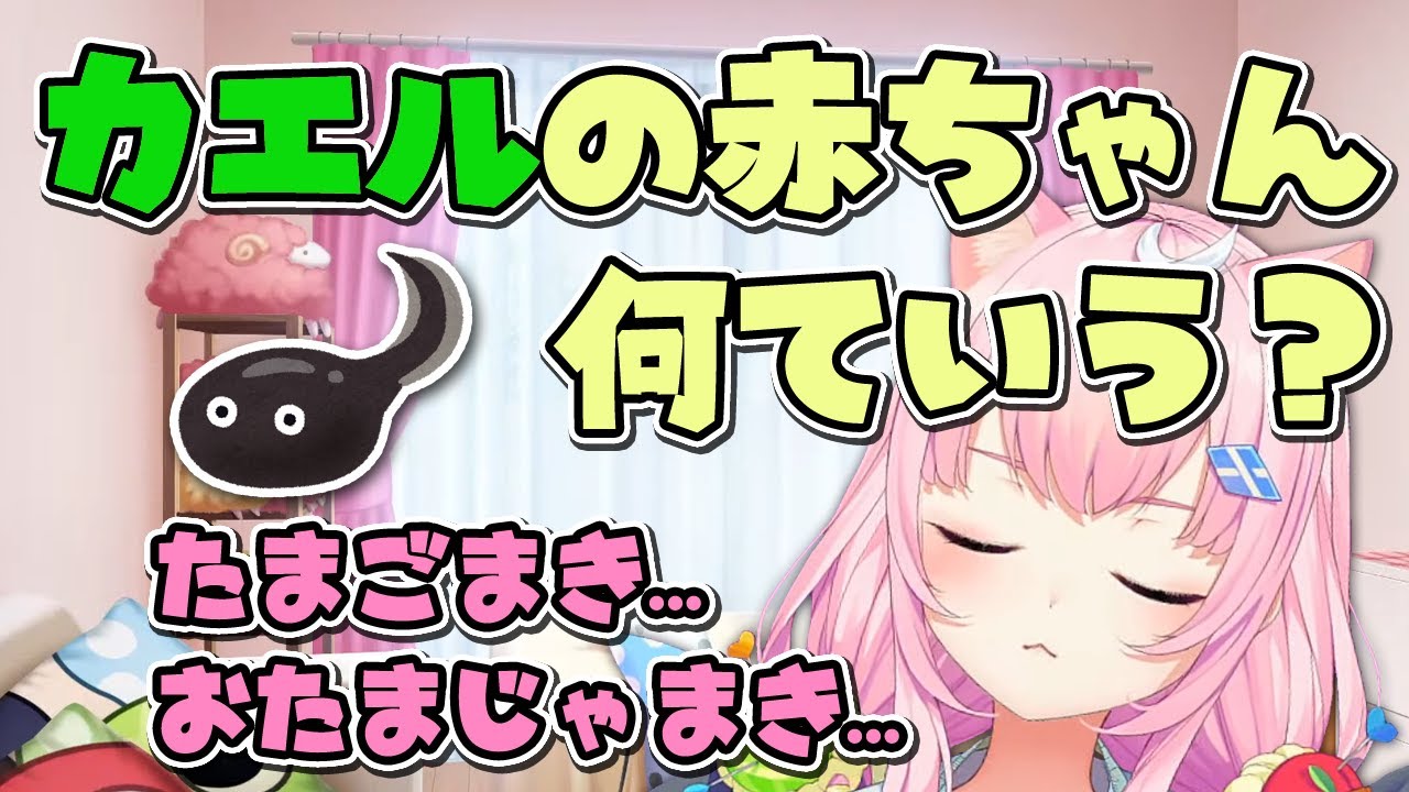 おたまじゃくしをナリちゃんが思い出すのを見守るオトナリたち【ヤンナリ切り抜き/양나리/魔王様/日本語考察/韓国語/にじさんじ/니지산지】