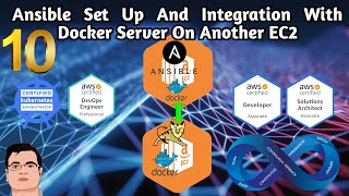 DevOps - Part 10 - Ansible Setup And Integration with Docker Host on Another Ec2 ... Very Easy Steps