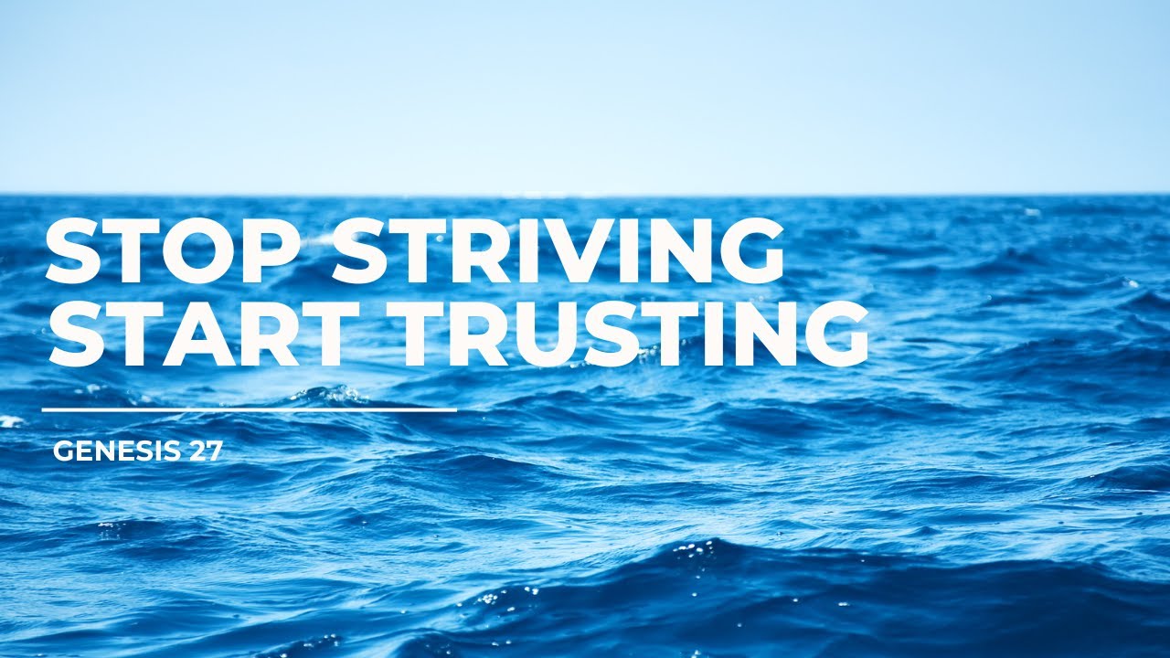 Stop Striving, Start Trusting : Let God’s Timing Lead You