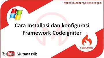 Instalasi Codeigniter dan menghilangkan index php