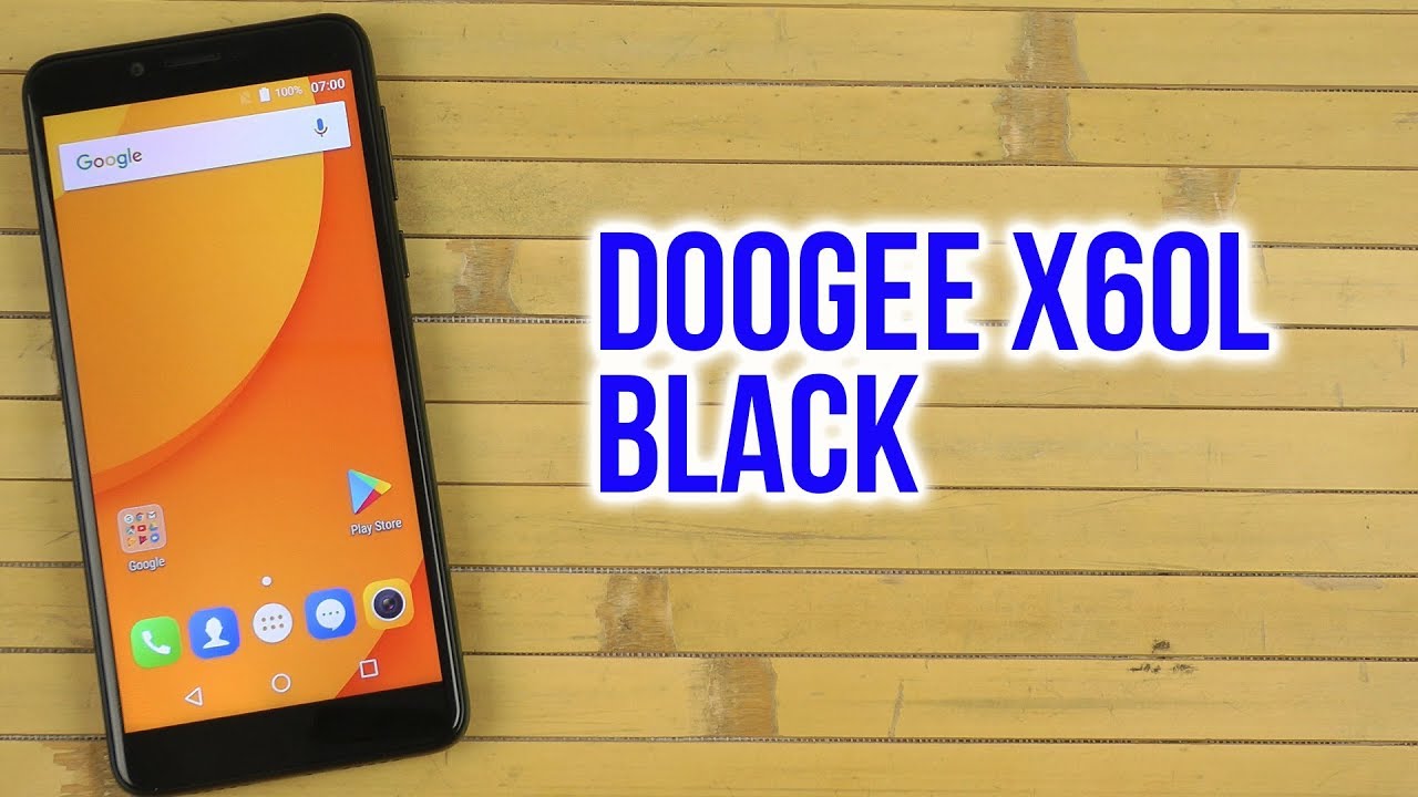 Распаковка Doogee X60L Black