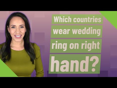 וִידֵאוֹ: איזו יד עונדת טבעת נישואין בארצות שונות