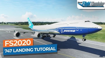 [MSFS] Boeing 747-8i nadering, ILS & landing tutorial｜Drawyah