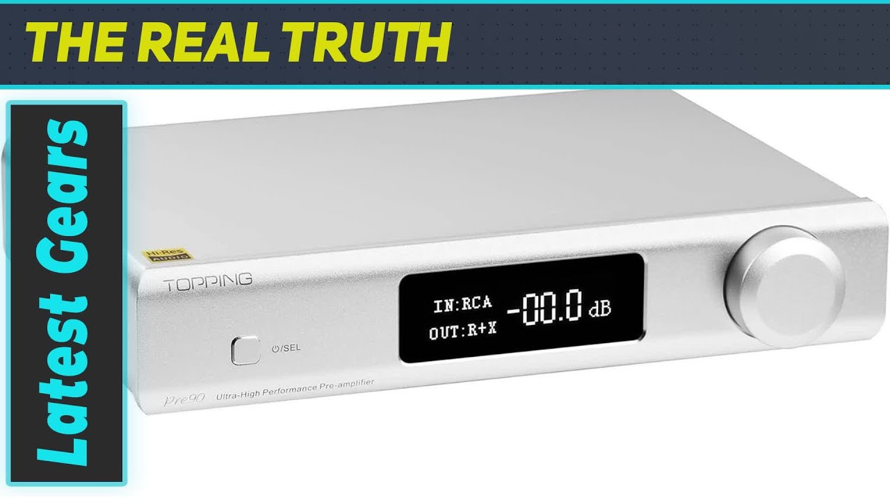 Unveiling the Topping PRE90 Preamplifier: A Deep Dive into Hi-Res Audio Excellence
