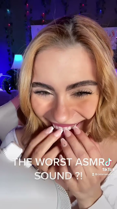 The WORST ASMR Sound ?! #SHORTS Asmr for sleep and relax 🥰 tiktok shorts