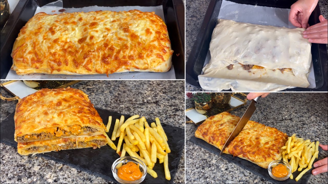 طاكوسxxxL بعجين المسمن 😍بطريقة جد سريعة حشوة مكست متشبعوش من لذة لي فيه👌🏻هدا غيغنيكم على خبز طاكو