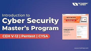 Introduction to Cyber Security Master Program: CEH V-12 , Pentest and CYSA