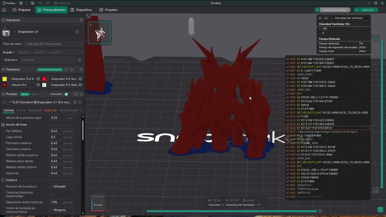 Video 9 Tutorial Snapmaker orca "Snorca" Previsualizacion