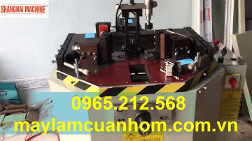 Máy ép góc cửa nhôm xingfa hướng dẫn căn chỉnh