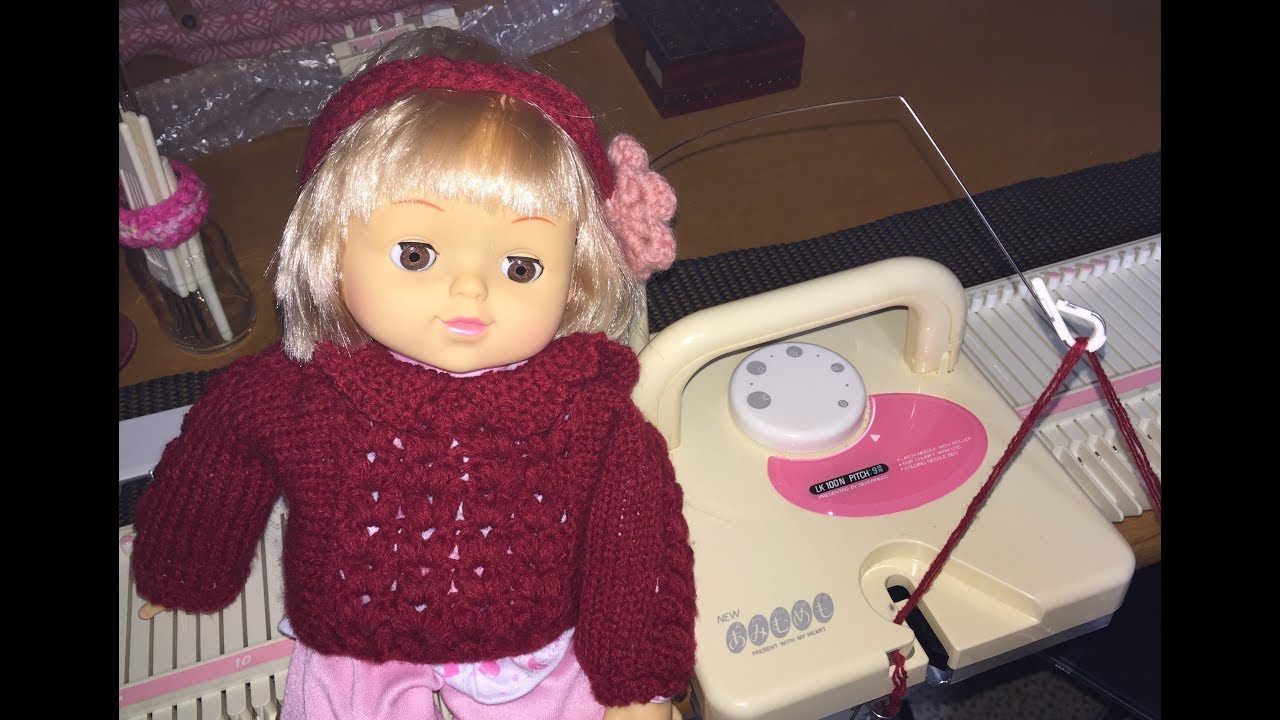 シルバー あみむめも LK100 #1 (Silver reed LK100) - YouTube