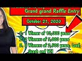 Mag Pa Entry Para Grand Raffle October 21