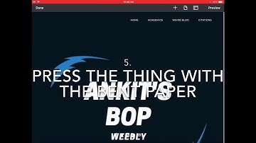 Weebly Tutorial - ADD PAGE