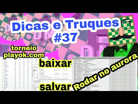 Jogo de damas - Como baixar lote de partidas do playok e salvar em