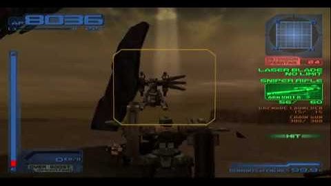 Armored Core 3 (PS2) - Ace vs Massive MT Ofanim