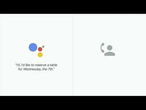 Google I/O 2018 Google Duplex Restaurant Call