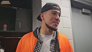 Devin Booker about the disparity of free throw in tonights game vs the Lakers